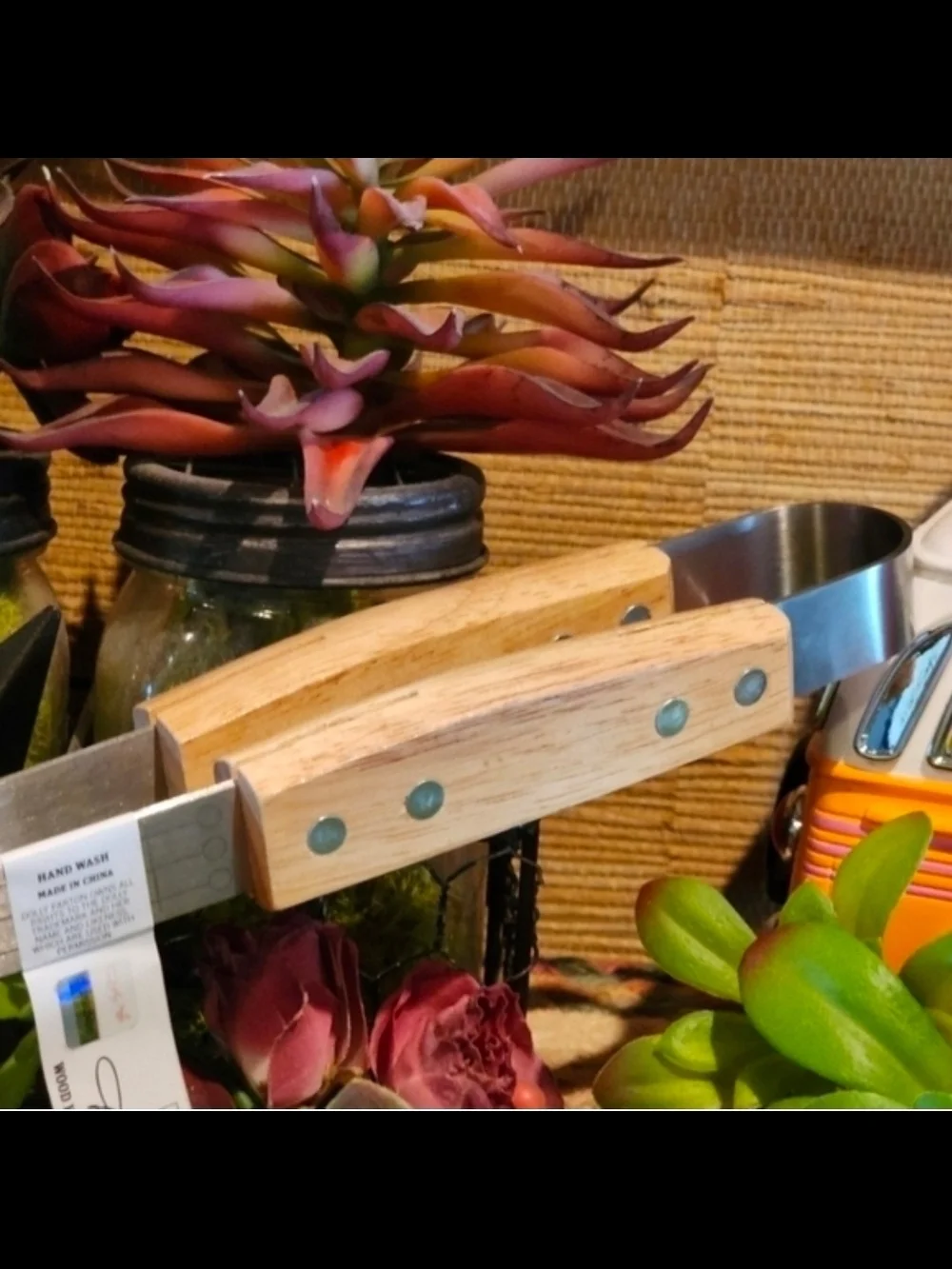 DOLLY PARTON Electric Guitar Wood-Handle Stainless Steel BBQ Tongs NEW